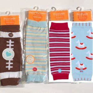 Newborn Boy Bundle BabyLegs Leg Warmers - 4 assorted pairs